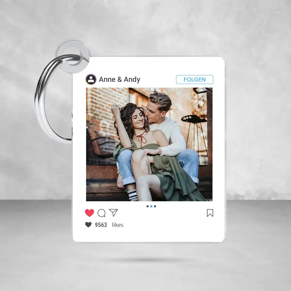 Schlüsselanhänger Instagram