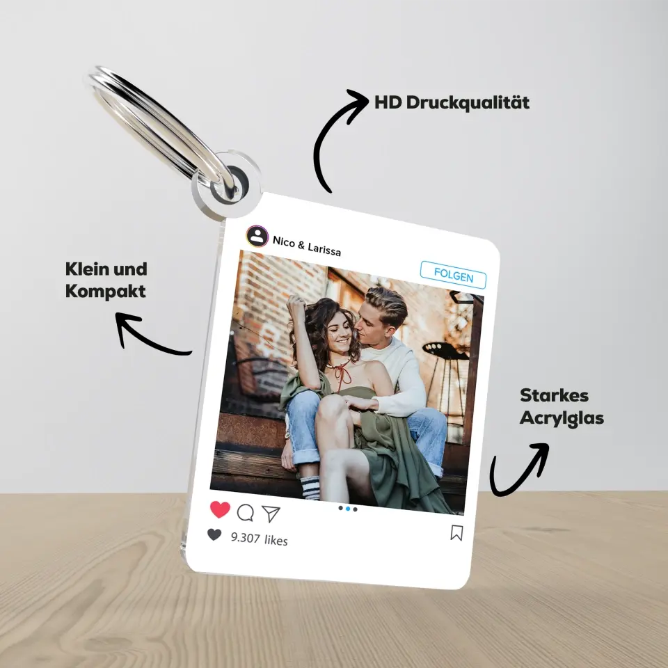 Schlüsselanhänger Instagram