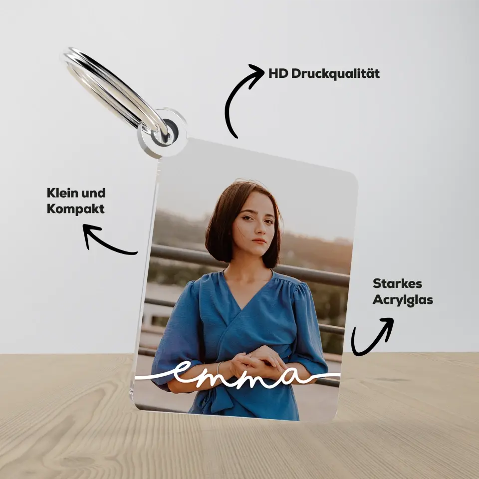 Schlüsselanhänger mit Bild