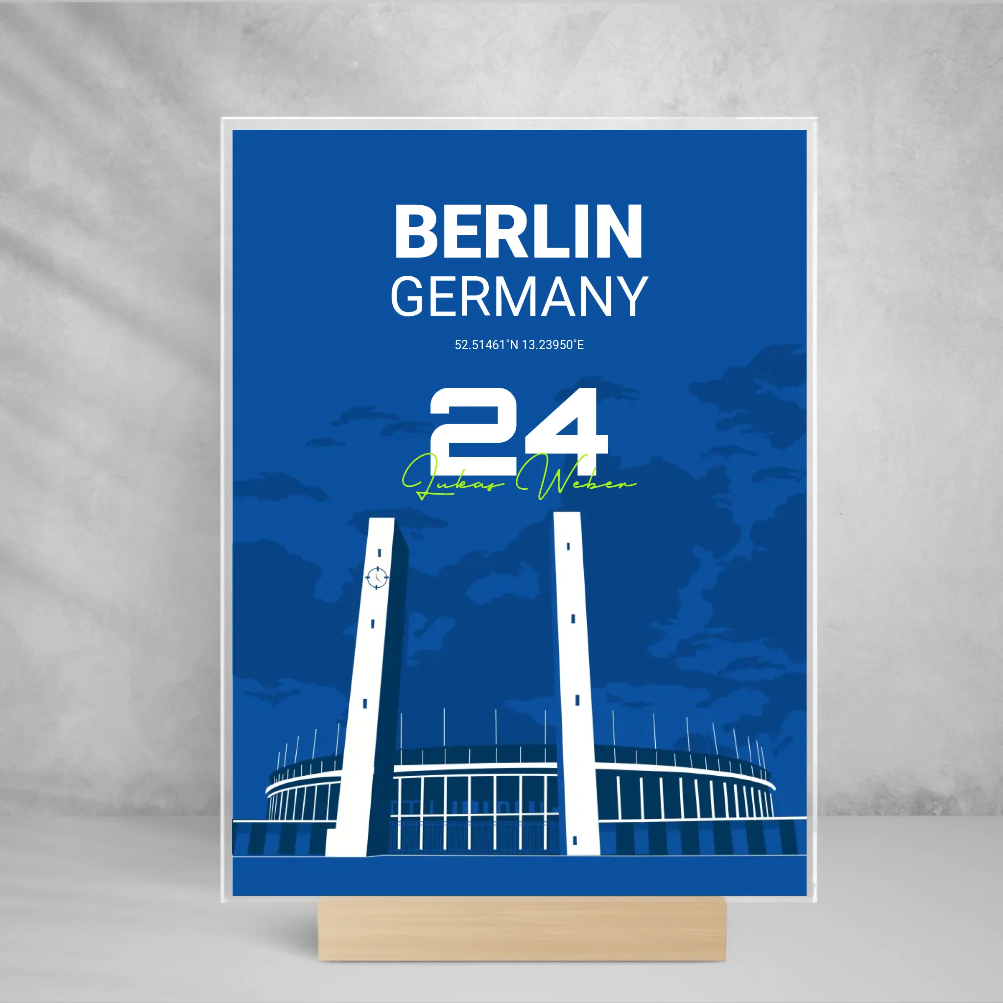 BERLIN DEUTSCHLAND STADION Olympiastadion Berlin