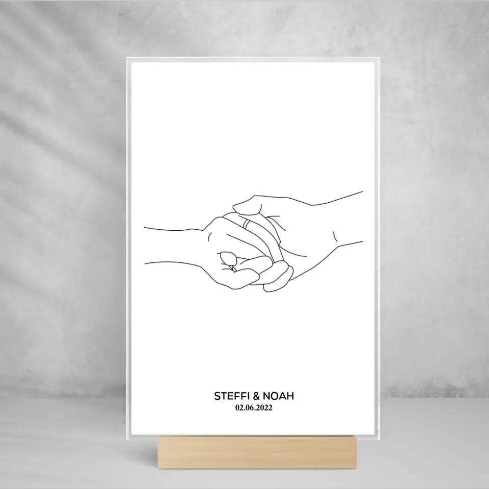 Acryl Cover " Hands "