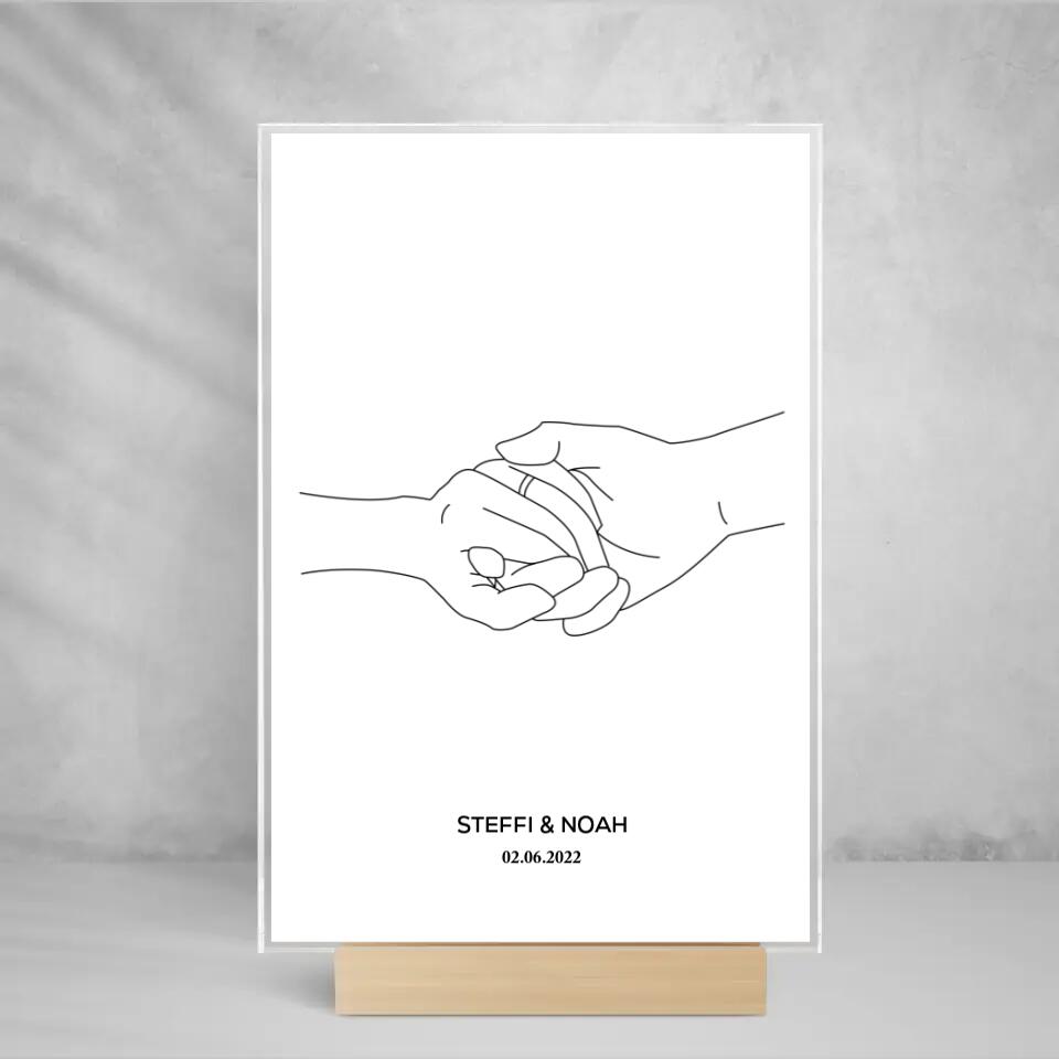 Acryl Cover " Hands "