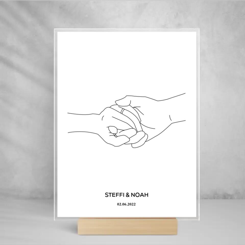 Acryl Cover " Hands "