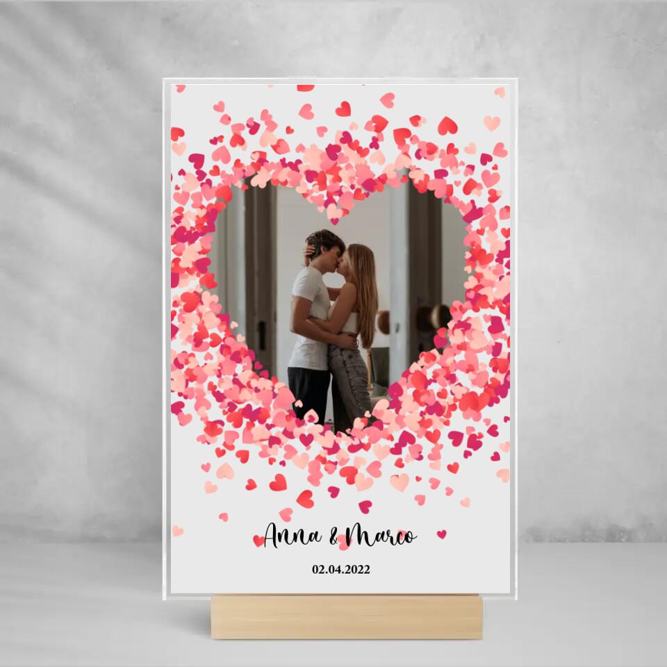 Acryl Cover " Love Ring "