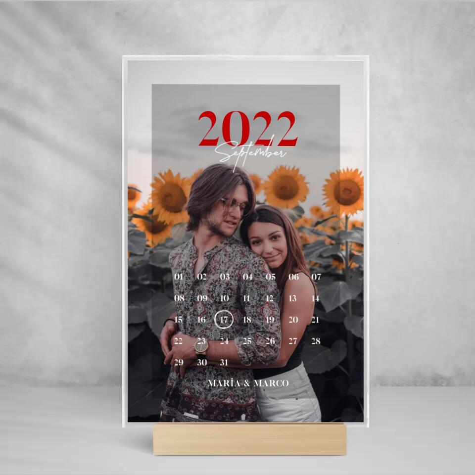 Acryl Cover " Kalender "