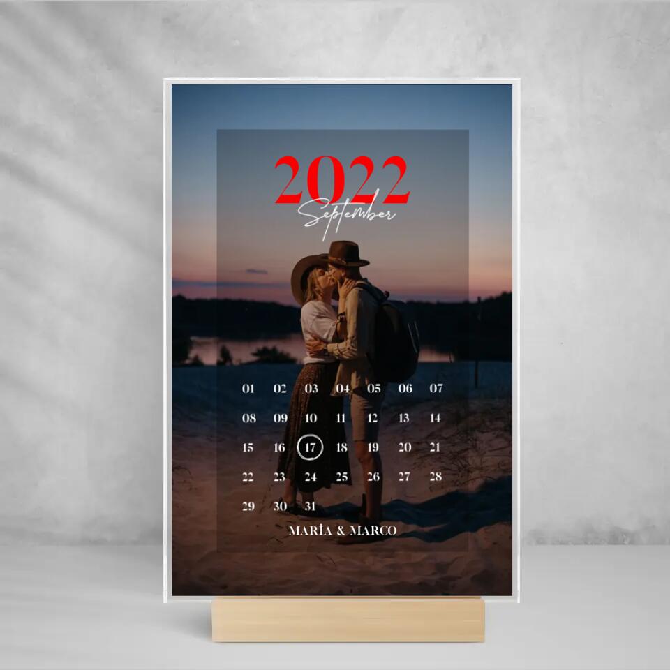Acryl Cover " Kalender "