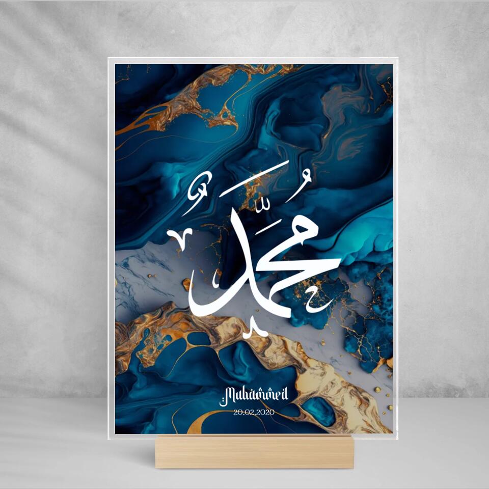 Ramadan Special Acrylcover - Marmor