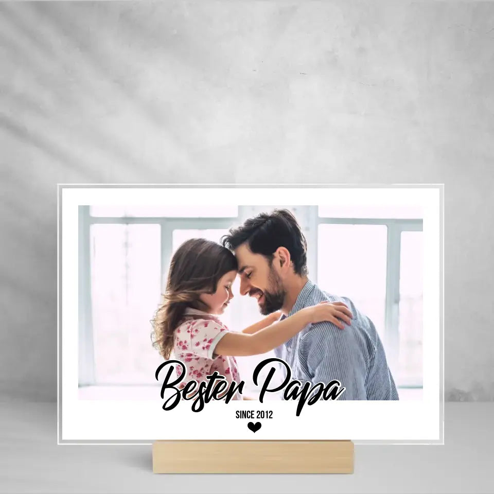 PAPA - Fotoaufsteller aus Glas