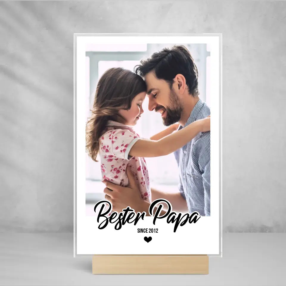 PAPA - Fotoaufsteller aus Glas