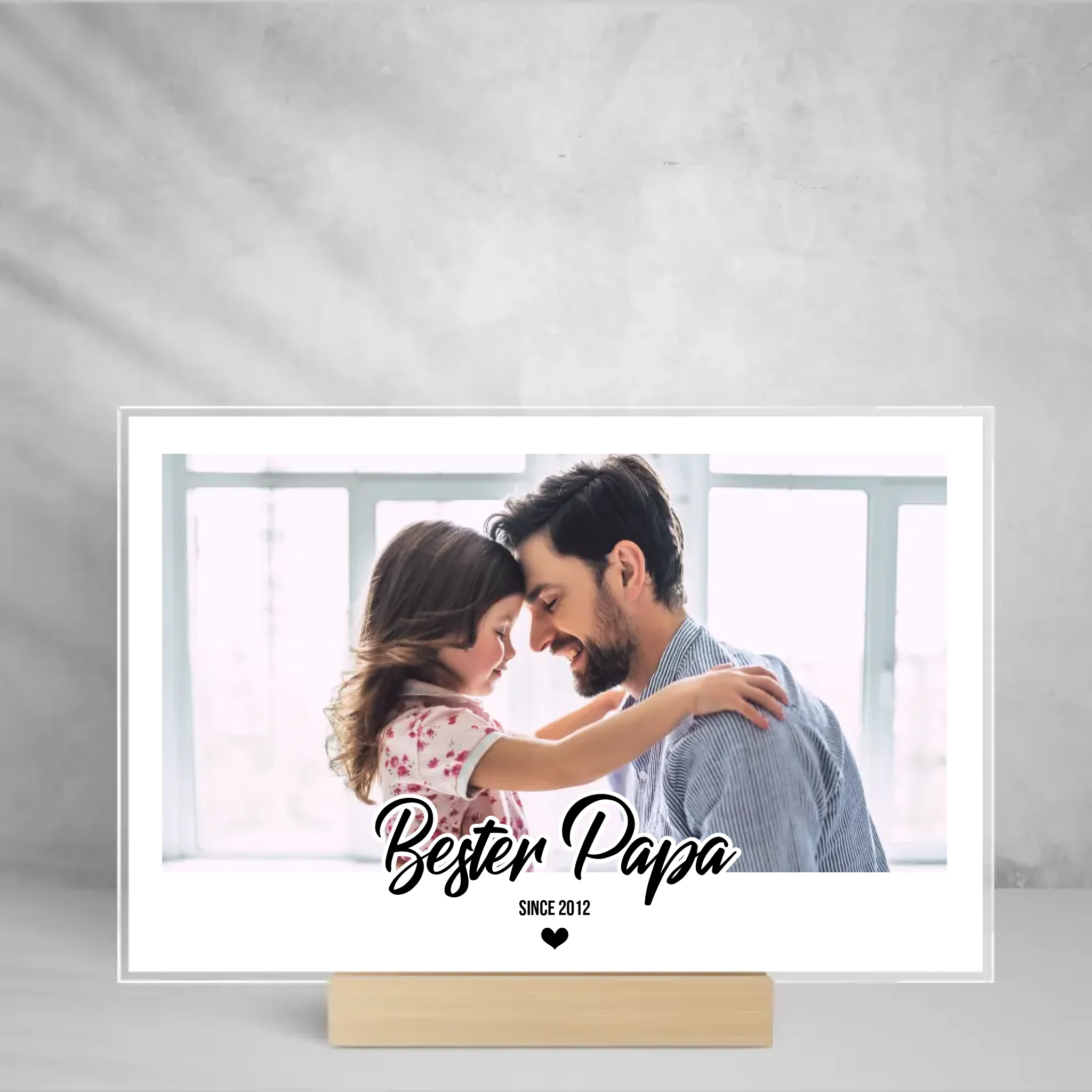 PAPA - Fotoaufsteller aus Glas