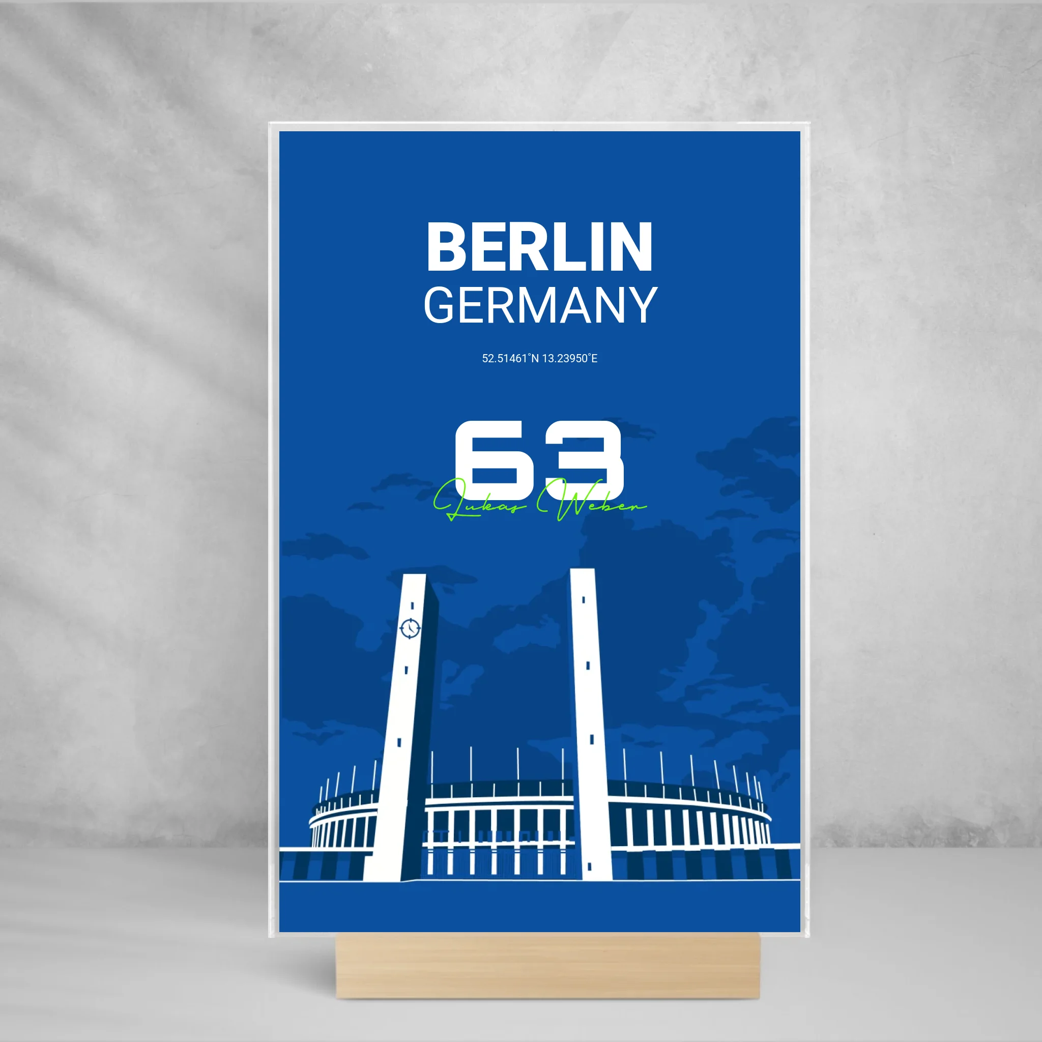 BERLIN DEUTSCHLAND STADION Olympiastadion Berlin
