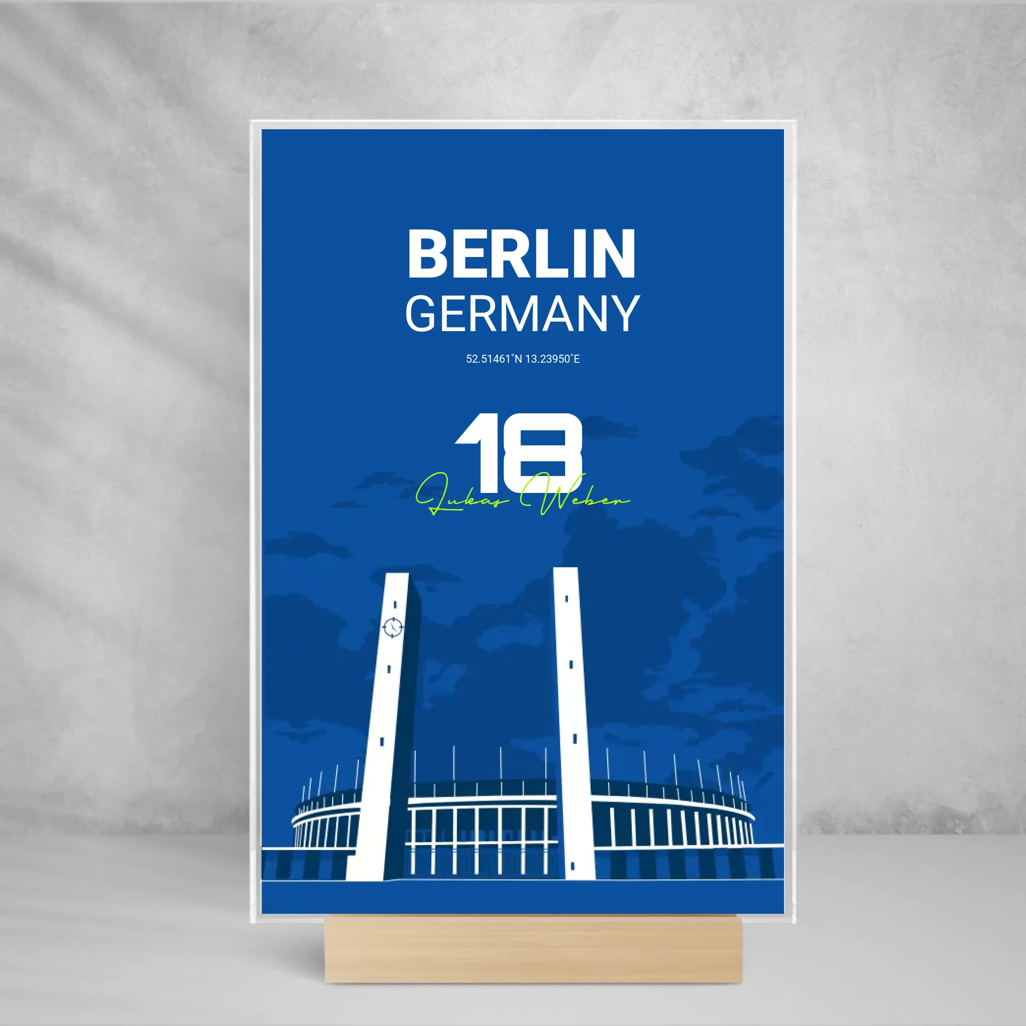 BERLIN DEUTSCHLAND STADION Olympiastadion Berlin