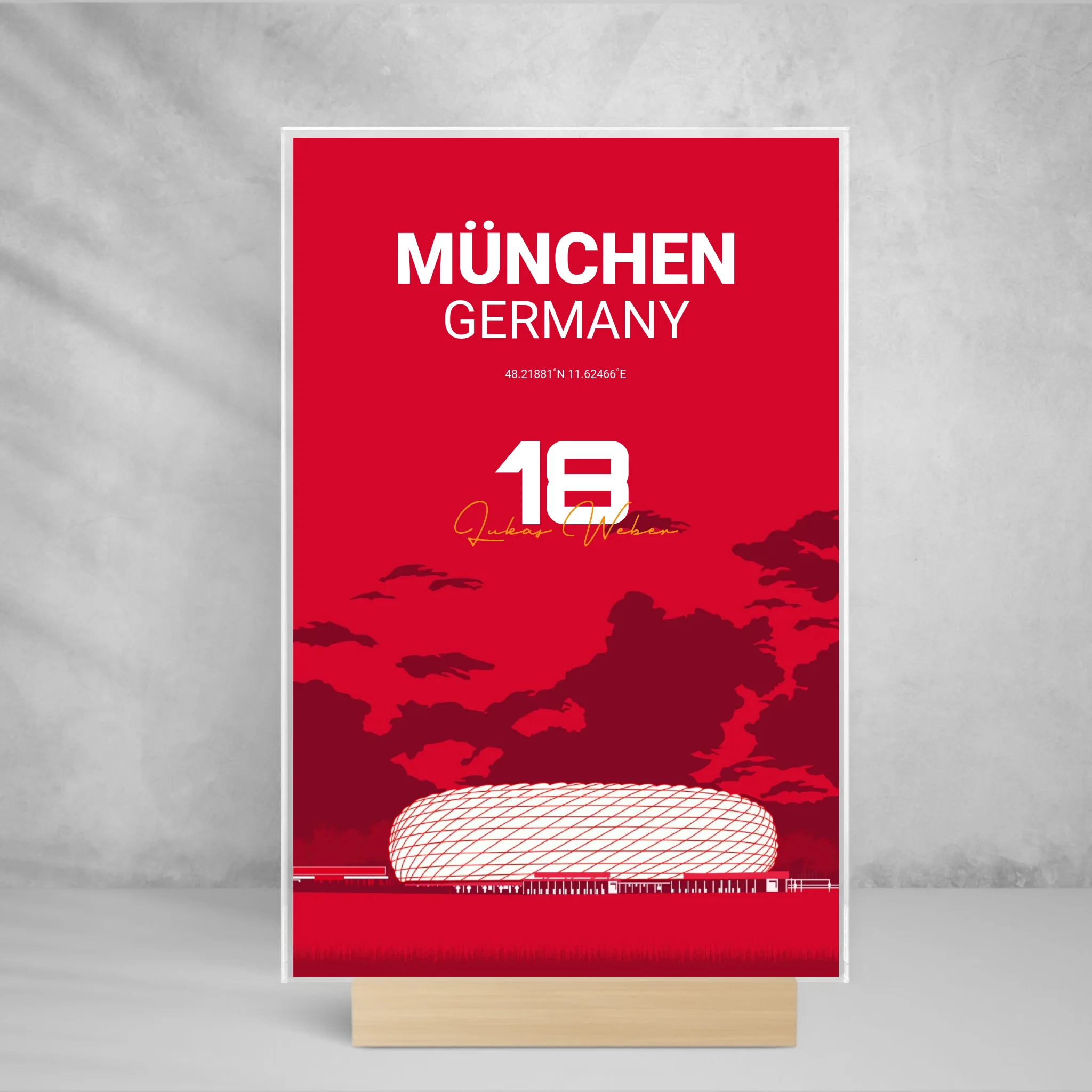 MÜNCHEN DEUTSCHLAND STADION Allianz Arena